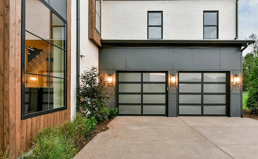 New garage door installation in Boulder, Colorado